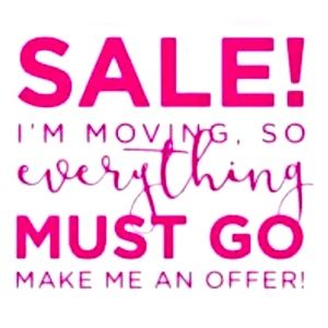 Moving sale!